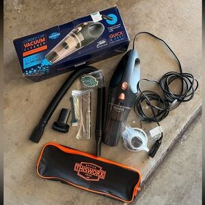 Black Corded Car Vacuum Cleaner